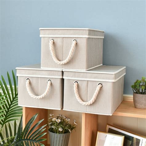 fabric wrapped metal storage bin|fabric storage containers with lids.